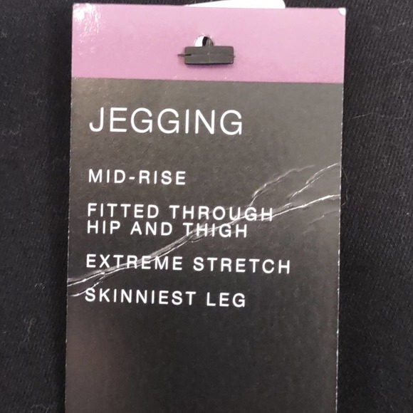 a.n.a - Mid Rise Skinny Jegging Jeans 18 Black - Picture 6 of 11